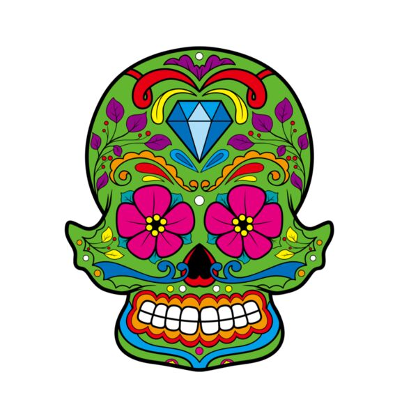 DIA DE LOS MUERTOS SKULL 48 Thumbnail