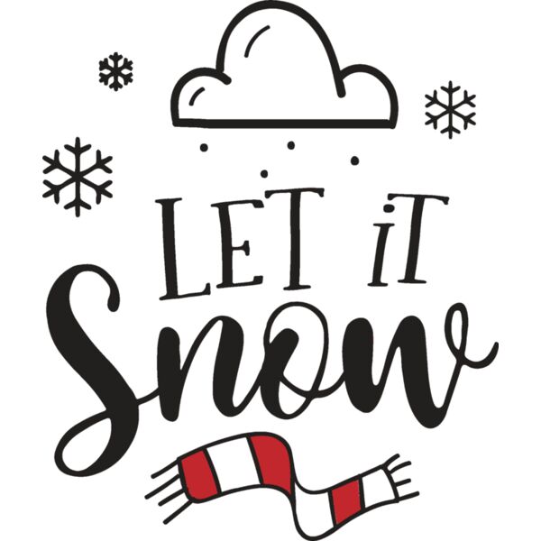 Let it snow black and red Photoroom Thumbnail